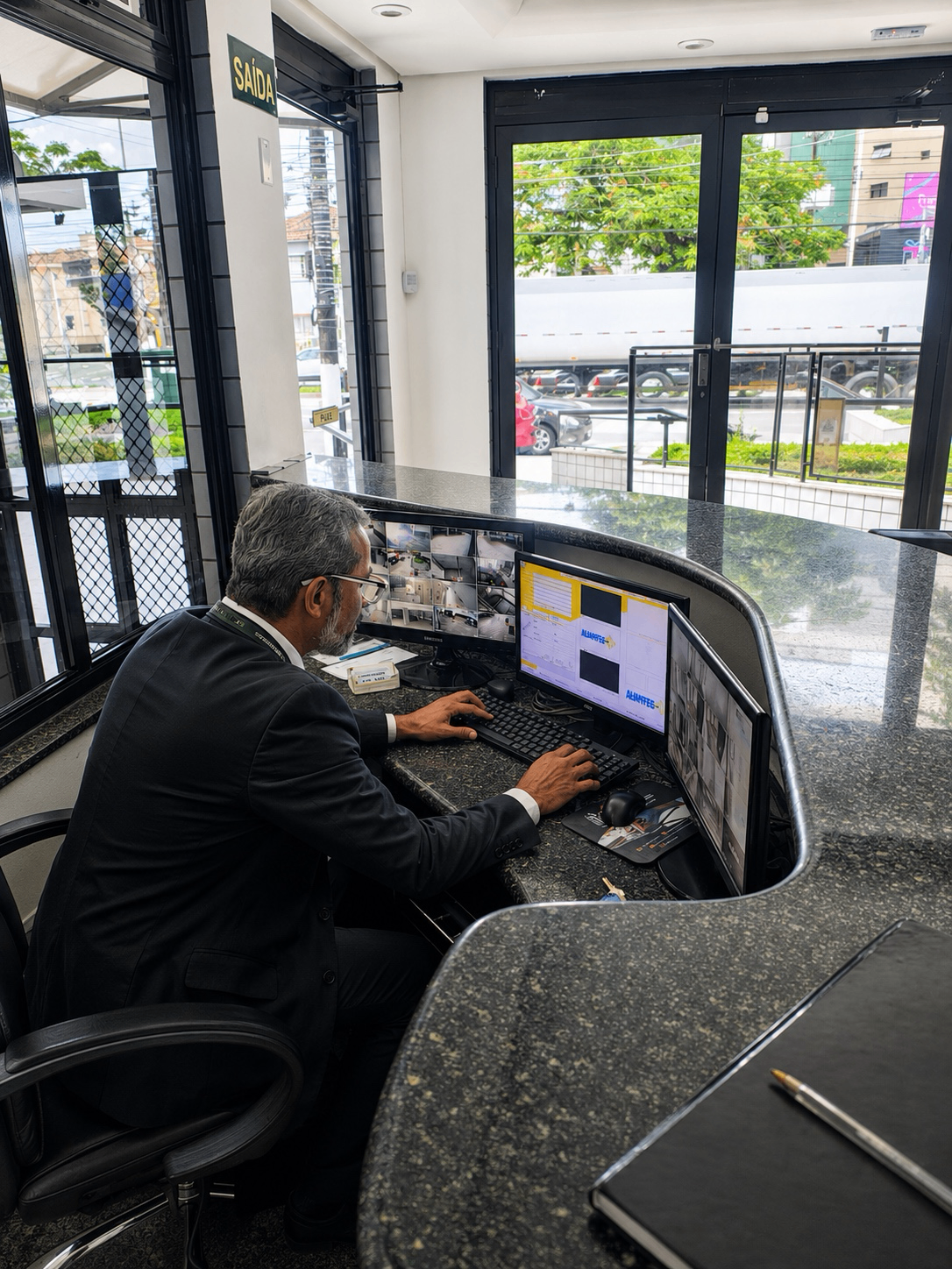 Central de monitoramento por CFTV