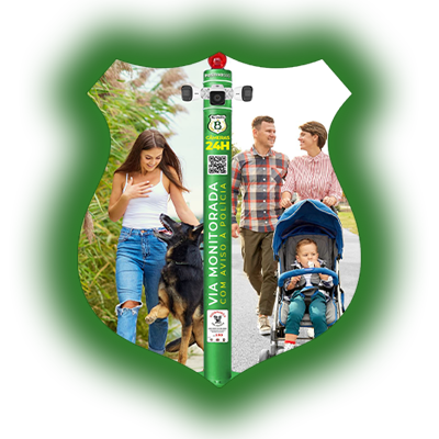 Foto Família protegidas por nossa Torre de segurança